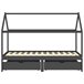 Estructura De Cama Infantil 206x97 Gris