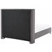 Beliani Cama con somier Terciopelo LUBBON 209x215 Gris