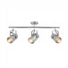 Regleta de techo Porter (3 luces) Metal Retro - Vintage Gris