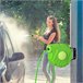Carrete PP, PVC Outsunny, ferretería - utensilios de trabajo Verde