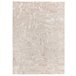 Alfombra abstracta con relieve BARESA - ATTICGO 200x290 Blanco/ Beige