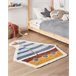 Beliani Alfombra para niños SPETI Multicolor
