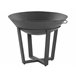 Beliani Fogón de madera KEDUNG Negro