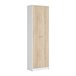 Armario columna 1 puerta Ewen Natural/ Blanco