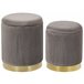 Conjunto de Puf MIRAMAR Beliani Gris