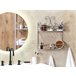 Beliani Estante de baño MARAYES Gris