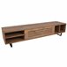 Mesa TV 100% Tablero de aglomerado rechapado en melamina Marron