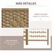 Biombo Bambú, Papel HOMCOM, hogar - decoración Marron