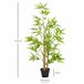Bambús Artificiales PE, PP Outsunny, hogar - decoración Verde