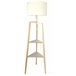 Lámpara de pie CHAN marca CONFORAMA 153cm Madera Clara