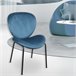 Pack de 2 sillas de comedor TULIPA  Azul