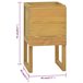 Armario De Baño 45 Madera
