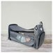 Acomoda Textil – Mochila Cambiador de Pañales para Bebé con Cuna. Gris