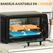 Horno Eléctrico Sobremesa Negro