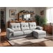 Chaise longue MIA reversible Gris Claro