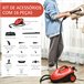 Limpiador a Vapor ABS HOMCOM, ferretería - lavandería y limpieza Rojo