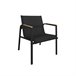 Acomoda Textil – Conjunto Jardín de Sofá + 2 Sillones + Mesa Negro