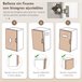 Alacena de Cocina MDF HOMCOM, hogar - cocina Blanco
