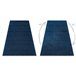 Alfombra FLORENCE 24021 glamour tejido plano flecos 135x190 Azul