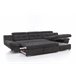 Chaise longue convertible en cama ETERNITY Antracita