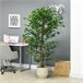 Planta Artificial PEVA HOMCOM, hogar - decoración Verde