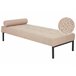 Beliani Chaise longue Bouclé CHINON Beige