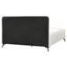 Beliani Cama con somier Poliéster VALOGNES 172x220 Gris Claro