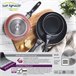 Bateria 7pcs : Cazo sin tapa + Cacerolas con tapa Multicolor