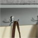 Perchero de pared con 5 ganchos y 3 cajones FRG282-HG SoBuy Gris