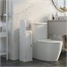 Armario de Baño MDF, Melamina de Madera kleankin, hogar - baño Blanco