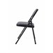 Conjunto 2 sillas plegables Ferrol Negro