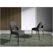 ANGEL CERDA Silla comedor patas acero negro Negro