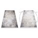 Alfombra LUCE 84 moderna Ornamento vintage Structural 154x220 Gris
