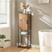Mueble de baño auxiliar Namsskogan con compartimentos Nogal
