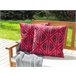Beliani Cojín de jardín MEZZANO Fucsia