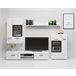 Compacto tv CAREX 260cm blanco Blanco