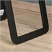 Espejo de Pie Madera de Pino, Vidrio HOMCOM, hogar - decoración Negro