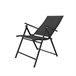Acomoda Textil – Silla Plegable de Acero. (Pack 4 Unidades) Negro