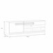 Mueble tv 1 puerta 1 cajón MONTREAL  Blanco Brillo