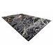 Alfombra GLOSS moderno 529A 82 Mármol Roca elegante glamour 200x290 Negro