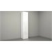 Armario multiusos 1 puerta efecto madera Blanco