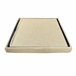 Puff Ottoman de Almacenaje Cuadrado Plegable Beige