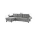 Chaise longue CIAN reversible 3 plazas gris Gris