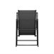 Acomoda Textil – Silla Plegable de Acero. (Pack 4 Unidades) Negro