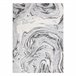 Alfombra LIRA E1686 Abstracta estructural moderna glamour 80x150 Gris