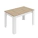 Mesa de comedor extensible Kendra Blanco Veta