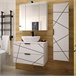 Mueble bajo lavabo encimera Teren 80 Blanco