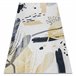 Alfombra lavable ANDRE 1097 Abstracción 80x150 Blanco/ Gris
