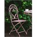 Beliani Conjunto plegable ALBINIA Rosa