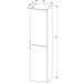 ARMARIO ALTO LEONARDO 35 Blanco